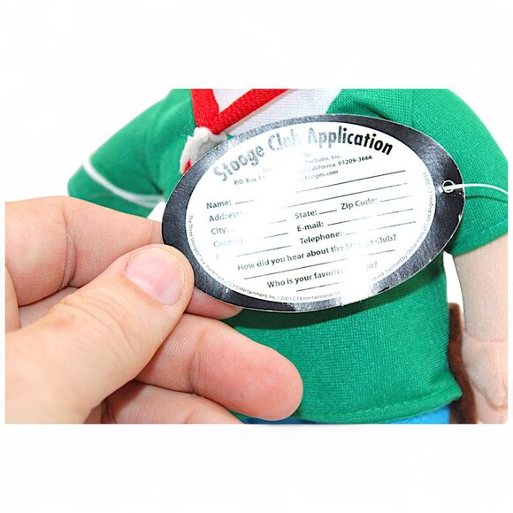 The Three Stooges Plush Curly Dr. Howard Doll 12" Laughable Toy - Picture 6 of 6